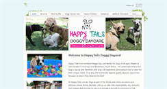 Desktop Screenshot of happytailsdaycare.com